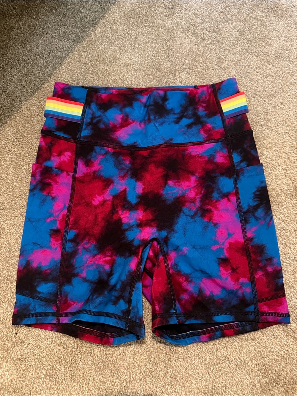 Spandex Shorts with pockets